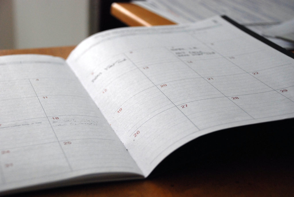 Large calendar
